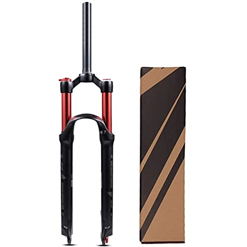 Mountain Bike Fork : OUUUKL MTB Bike Air Suspension Fork 26 27.5 29 Inch Alloy Downhill Cycling Suspension Fork Travel 120mm Damping Adjustment QR 9mm Hub Spacing 100mm, 28.6mm Straight Tube Mountain Bike