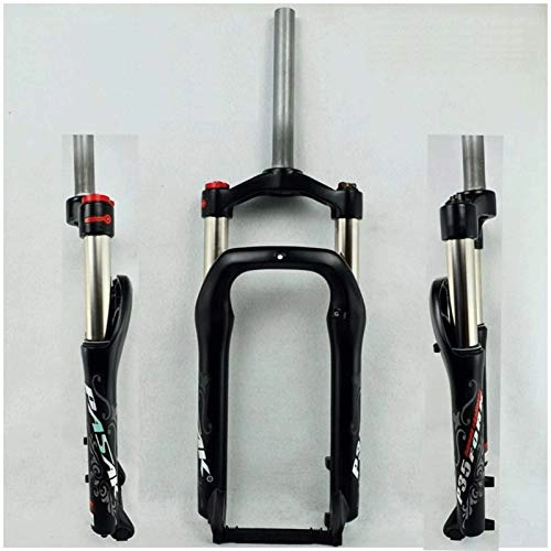 Mountain Bike Fork : pianaiBB Bicycle Fork 20 Inch Bmx Magnesium Alloy Disc Brake Bicycles Air Suspension Fork Travel 100Mm 1-1 / 8"For 4.0 Fat Tires