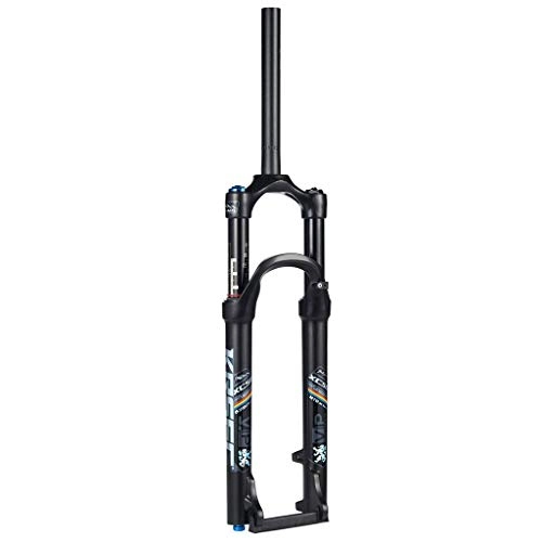 Mountain Bike Fork : pianaiBB Cycling Forks Air Fork Double Chamber Suspension Fork, 26" / 27.5 / 29 Inch Aluminum Alloy Disc Brake Damping Adjustment 1-1 / 8" Travel 100Mm
