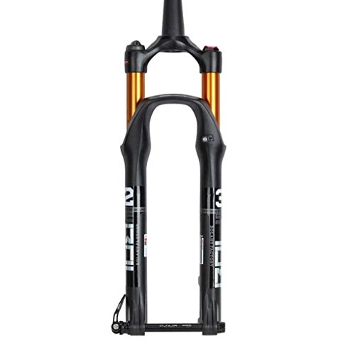 Mountain Bike Fork : pianaiBB Cycling Forks Cone Bicycle Suspension Fork 26 27.5 29 In Mtb Magnesium Alloy Disc Brake 15Mm Axle Shoulder Remote Control 100Mm Travel Matt Black