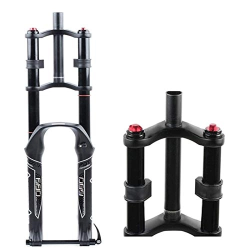 Mountain Bike Fork : pianaiBB Dh Bicycle Fork 26 27.5 29 Inch Double Shoulder Control Mtb Downhill Suspension Fork Hydraulic Straight Tube Ultralight Bicycle Shock Absorber