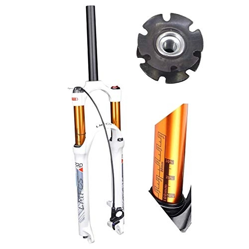 Mountain Bike Fork : pianaiBB Mountain Bike Suspension Fork 26 27.5 29 Inch Straight Bicycle Shock Absorber Fast Release Ultralight 1660G Air Damping Travel 100Mm Remote Control
