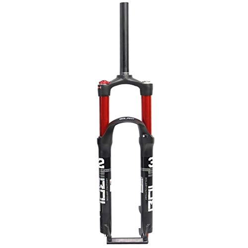 Mountain Bike Fork : pianaiBB Mtb Bicycle Fork 26 27.5 29 In Air Pressure Shock Absorber Bicycle Bicycle Damping Straight Tube 1-1 / 8"Shoulder Control Disc Brake Travel 100Mm Qr 9Mm