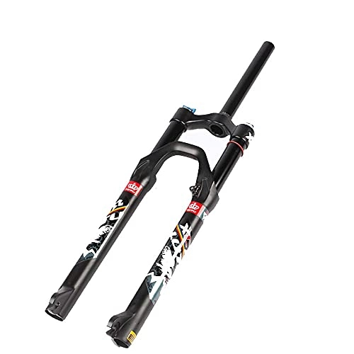 Mountain Bike Fork : Professional Racing Bike, Bicycle Front Fork, MTB Bike Front Fork, Suspension Air Fork, Road Shock Absorber Damping Gas Fork, 26 * 27.5 inch Magnesium Alloy Mountain Front Fork