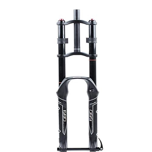 Mountain Bike Fork : putao Suspension Fork Ultralight DH Bicycle Fork 26 27.5 29 Inch MTB Bike Suspension Fork Ultra-light Thru Axle 15mm Travel 135mm Bicycle Accessories (Color : A-BLACK, Size : 29IN)
