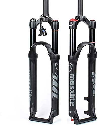 Mountain Bike Fork : qaqy Bicycle Fork 26"27.5" 29 Inch Bicycle Suspension Fork Bicycle Hub 120mm Air Fork Bicycle Suspension Front Fork Mountain Bike Bike Fork (Color : Straight line control, Size : 28inches)