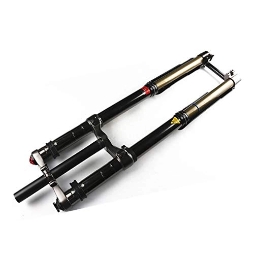 Mountain Bike Fork : QCMYJM Bicycle forks Travel 203mm Axle 20mm Downhill Mountain Bike Air Suspension Fork Dual Brake Steerer tube 28.6 mm (1.13 inch) 1-1 / 8 (Color : USD 8)