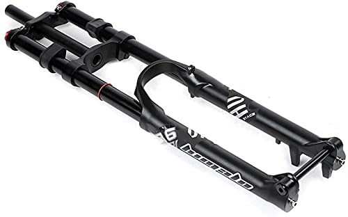 Mountain Bike Fork : QDY -Air DH AM MTB Front Wheel Fork Suspension Travel 200Mm, 27.5 29 Inch Manual Lock Disc Brake Mountain Bike Suspension Fork Thru Axle 15 X 110 Mm with Damping Adjustment Accessories, Black, 29 inch