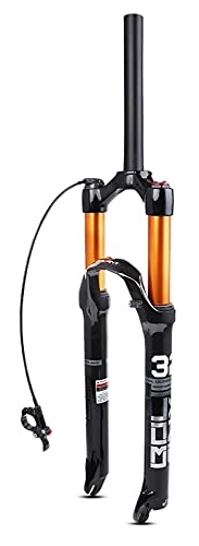 Mountain Bike Fork : QDY -MTB Air Front Fork, 26 / 27.5 / 29 Inch Bike Suspension Fork, Straight / Tapered Tube, Manual / Remote Lock, Disc Brake, Mountain Bicycle Fork, Straight Remote, 27.5 inch