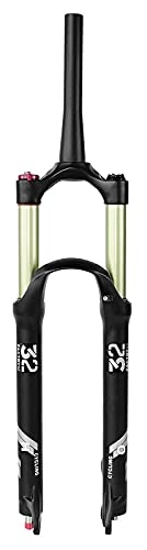 Mountain Bike Fork : QDY - MTB Air Suspension Fork, 26 / 27.5 / 29 Inch, Travel 140Mm Rebound Adjust 1-1 / 8" Straight / Tapered Tube QR 9Mm Manual / Remote Lockout Mountain Bike Front Forks, Tapered Manual, 26