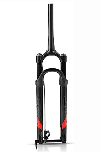 Mountain Bike Fork : QHY Air Mountain Bike MTB Front Fork 27.5 / 29 Inch 80mm Travel 1-1 / 2" Lightweight Disc Brake Bicycle Suspension Fork Damping Adjustment (Color : Black, Size : 29inch)