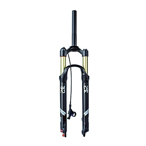 Mountain Bike Fork : QHYXT Air Fork Mountain Bike Air Suspension Fork, 26 / 27.5 / 29in Straight Pipe 1 / 1-8" Damping Adjustment Travel 130mm, for Bicycle Accessories Suspension