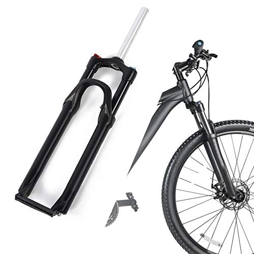 Mountain Bike Fork : Qinlorgon Stable Performance Mountain Bike Front Fork, Shock Absorption Mountain Bicycle Front Fork, Professional Accessory for Mountain Bike Riding Bicycle Front Fork