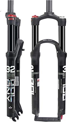 Mountain Bike Fork : QMH 26 27.5 29 Inch Air Fork Mountain Bike Bicycle MTB Suspension Fork Aluminum Alloy Shock Absorber Fork Shoulder Control Cone Tube 1-1 / 8" Travel, 100mm, 27.5in