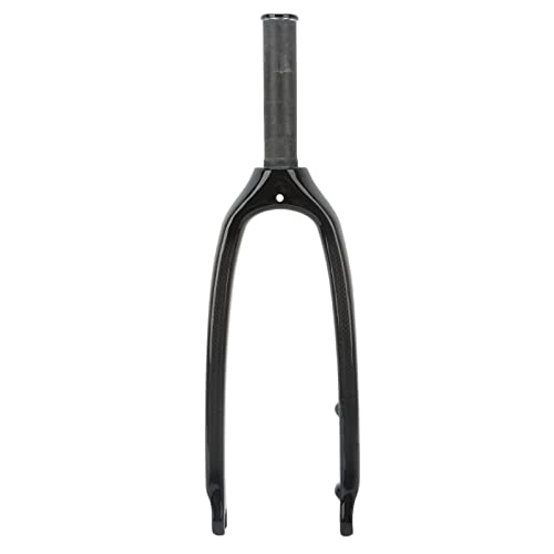 Mountain Bike Fork : QSTNXB Carbon Fiber Front Fork, 20in Lightweight High Strength Ultralight Front Forks, 28.6mm Straight Mountain Bike Fork, for Tube Folding Bike