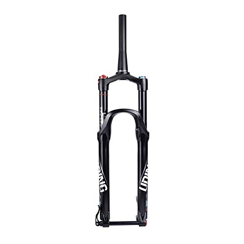 Mountain Bike Fork : QYLOZ Outdoor sport Mtb XC Boost Fork 110mm Travel 140mm Air 29er 27.5+ Inch 3.0 29+ Plus 110 * 15 Fork Suspension Lock Adjustable for Mountain Bike (Color : 29 Plus 110mm HL)