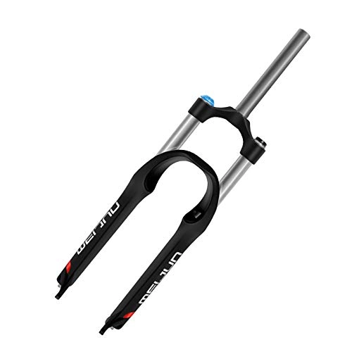 Mountain Bike Fork : QZF Bicycle MTB Fork Mountain MTB Bike Front Fork with Shoulder Control Damping Strong Stable Easy Install Smooth Driving for Bicycle 26inch Aluminum Alloy