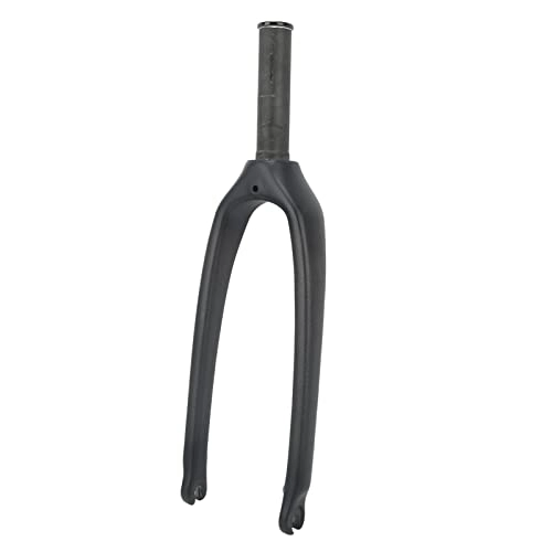 Mountain Bike Fork : Raguso Bike Front Fork, Carbon Fiber Simple Professional Mountain Bike Fork for 28.6mm Straight Tube for Folding Bike