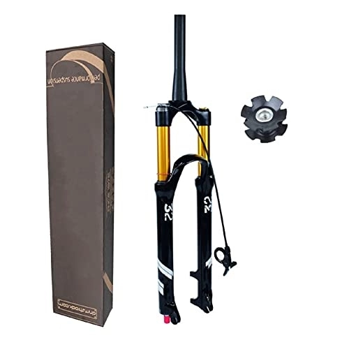 Mountain Bike Fork : Rebound Adjust MTB Bike Air Front Forks, 26 27.5 29in Mountain Bicycle Suspension Forks Disc Brake 9mm Axle 1-1 / 2" (Color : Travel 120mm, Size : 29inch)