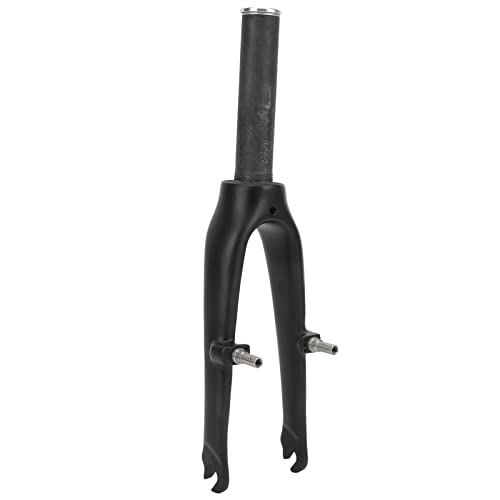 Mountain Bike Fork : Rehomy Bike Fork 14inch Carbon Fiber Front Fork High Strength Mountain Bike Rigid Forks Bicycle Accessories