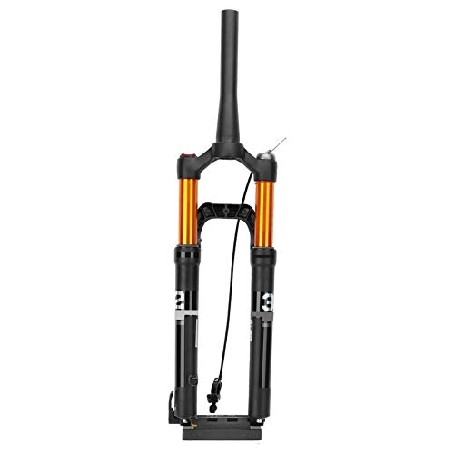 Mountain Bike Fork : RiToEasysports Bike Suspension Fork Bike Front Fork Bicycle Straight Steerer Front Fork with Rebound Adjustment for 27.5 Inch Bicycle