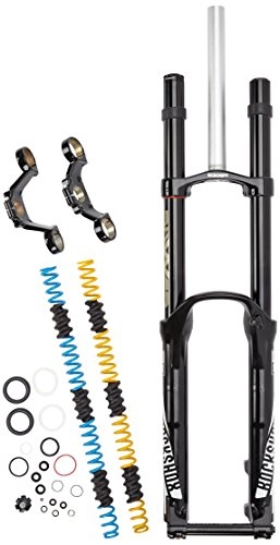 Mountain Bike Fork : Rockshox Boxxer Team 26-inch Coil 200 Maxle DH, Charger DH RC, Aluminium Steerer 1 1 / 8-inch (Includes Tall and Short Crowns 2 Tuning Springs) My15 - Black