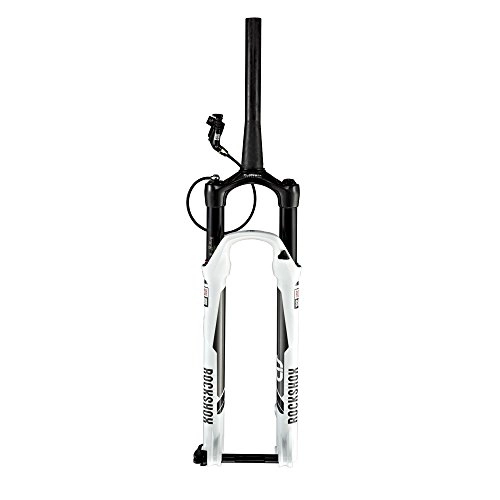 Mountain Bike Fork : RockShox Sid Xx WoRLd Cup Solo Air 100 27-inch Maxlelite15 Motion Control DNA Xloc Sprint Remote Right Carbon STR Tapered My16 - White