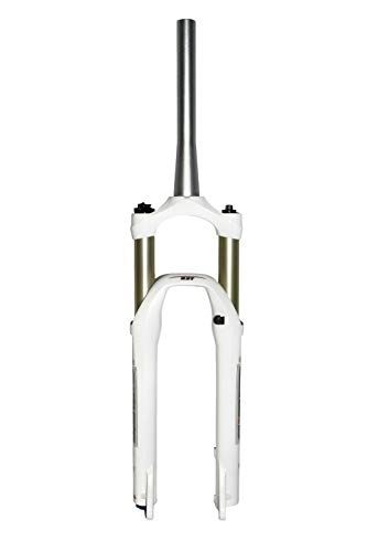 Mountain Bike Fork : RST. First 32 26" MTB Tapered Air Fork - 100mm Travel - Remote Lockout - White