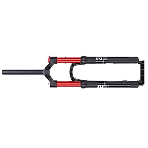Mountain Bike Fork : SALUTUYA 27.5in Mountain Bike Front Fork Quiet Driving Double-air Chamber Air Fork Rebound Adjustment for Downhill, Rough Way Riding