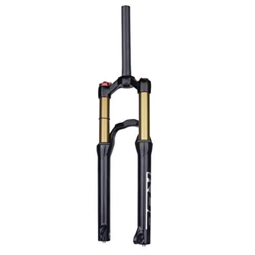 Mountain Bike Fork : Samnuerly Mountain Bike Suspension Fork 24 Inch MTB Air Fork 110mm Travel Rear Bridge Fork 1-1 / 8 Straight Tube Front Fork Manual / Remote Lockout 9mm (Color : Remote)