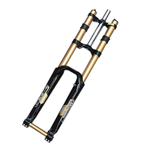 Mountain Bike Fork : SEESEE.U Bicycle Fork Suspension Bike Forks Bike Suspension Fork Mountain Bike Front Fork 26 Inch Shock Absorber Spring Magnesium Alloy Punching Fork
