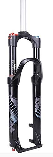 Mountain Bike Fork : SHAOZI Mountain Bike Air Fork 27.5 Inch 29 Inch Bicycle Fork Shoulder Control Wire Control Lock Suspension Front Fork 27.5 Straight