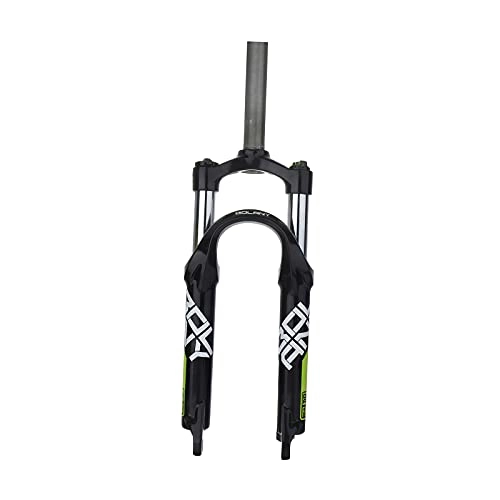 Mountain Bike Fork : Sharplace Folding Bike Front Fork Air Fork Straight Tube 28.6mm 20inch MTB Bike Front Fork - Green