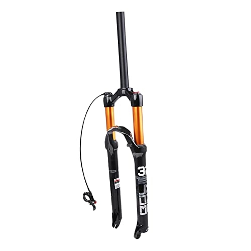 Mountain Bike Fork : sharprepublic Deluxe 28.6mm Bike Suspension Fork Threadless Straight / Tapered 26 / 27.5 / 29 inch Mountain Bicycle Remote Lockout Forks 120mm Travel Front Fork Component - Straight 29
