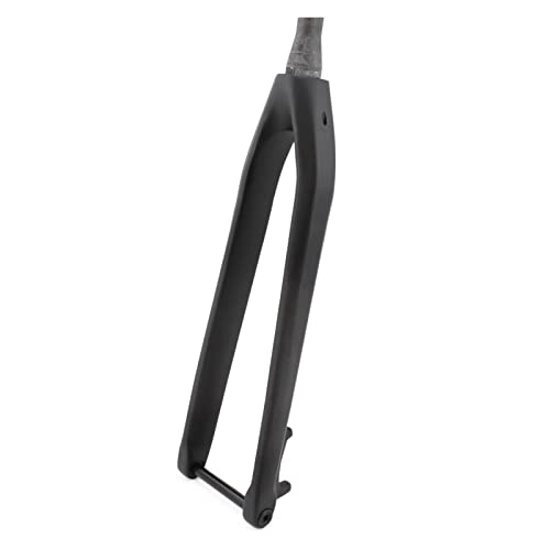 Mountain Bike Fork : SHENGDELI Tao Pin Compatible With 15x110mm Boost Enhanced Mountain Bike 3K Full Carbon Fibre Disc Brake Bicycle Fork Thru Axle Tapered Inner Cable Tao Pin (Color : Matt 26er)