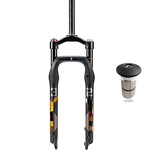 Mountain Bike Fork : SHENYI 26 * 4.0 Bicycle Fork MTB Air Suspension Fork 26×4.0 Mountain Bike Fork 120mm Travel Bike Fat Forks Bicycle Part (Color : Fork with Expander)