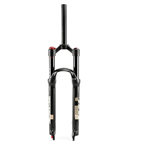 Mountain Bike Fork : SHENYI Magnesium Alloy Mountain Bike Air Fork Damping Rebound Adjustment 26 / 27.5 / 29 Inch MTB Suspension Fork Stroke 120mm (Color : 27.5 Straight Manual)