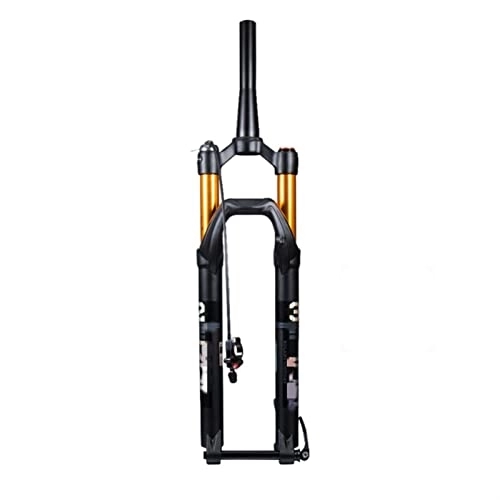 Mountain Bike Fork : SHENYI Mountain Bike Fork Boost 27.5 / 29er Inch MTB Bicycle Suspension Fork Thru Axle 15X100MM Shock-absorbing Air Front Fork (Color : 27.5 Tapered Remote)