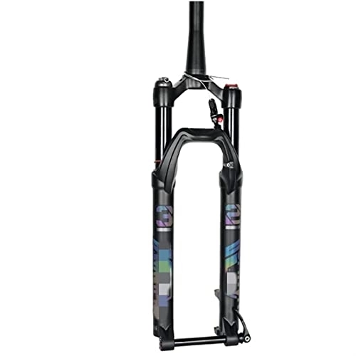 Mountain Bike Fork : SHENYI MTB Bicycle Air Suspension Fork Boost 15X100mm Thru Axle 27.5 29 inch Mountain Bike Shock Absorption Fork Rebound Adjust (Color : 29 Remote 100x15)