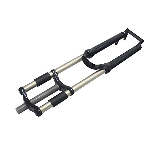 Mountain Bike Fork : SJAPEX 26-inch Bicycle Suspension Forks, High-carbon Steel Aluminum Alloy Double-shoulder Front Fork, Shock-absorbing And Shock-absorbing Pseudo Downhill Fork, DIY Modified Mountain Bike