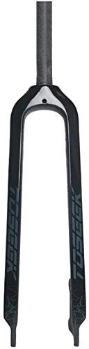 Mountain Bike Fork : SJMFGF Bicycle Fork, MTB Cycling Forks Ultralight Carbon Fiber Road Bike Fixed Forks (Color : A, Size : 26inch)