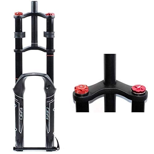 Mountain Bike Fork : SJMFGF Bicycle Suspension Fork 26 / 27.5 / 29 Inch MTB Bicycle Fork Aluminum Alloy The Front Fork Easy To Install Zoom The Fork Strong Structure Bicycle Accessories 15 * 100 Mm Forks, 26 Inches, 29 I.