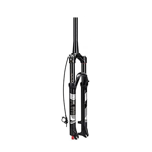 Mountain Bike Fork : SMANNI Mountain Bike Air Fork 26 / 27.5 / 29inch 9mm QR Suspension Fork Manual / Remote Lockout 120mm Travel MTB Fork Bicycle Parts (Color : 26-Remote-Tapered)