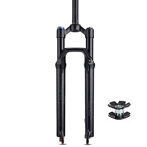Mountain Bike Fork : SMANNI MTB Fork Damping Rebound Adjustment Air Suspension Fork 27.5 29 Inch Mountain Bike Fork Magnesium Alloy 34mm Stanchion (Color : 27.5 Straight Manual)