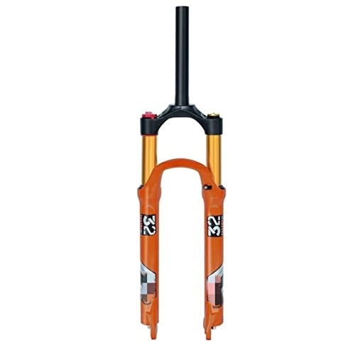 Mountain Bike Fork : SMANNI Travel 120mm Mountain Bike Front Fork Supension Air Fork Shock Absorber Magnesium Alloy 26 / 27.5 / 29 Inch Forks Bicycle Parts (Color : 26 Straight Manual)