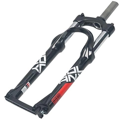 Mountain Bike Fork : SN Adjustable 24 Inch Mechanical Fork, Mountain Bike Front Fork Shoulder Control Suspension Fork Fork Bicycle Accessories Sports Outdoor (Color : Red, Size : 24in)