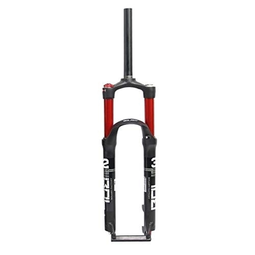 Mountain Bike Fork : SN Cycling 26inch 27.5inch 29inch Cycling Air Suspension Fork, Travel 100mm 1-1 / 8" Aluminum Alloy Mountain Bike Front Fork (Size : 26inch)