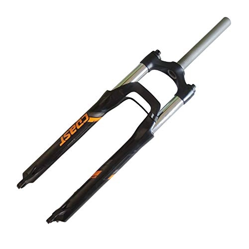 Mountain Bike Fork : Snow Bike Front Fork, 27.5-inch Wire-controlled Locking Disc Brake a Double Bridge Design With Adjustable Damping MTB Bicycle Suspension Fork