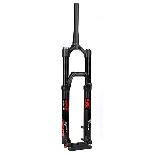 Mountain Bike Fork : SONGYU Bicycle DH Downhill 160mm Travel Thru Axle 15mm MTB Air Suspension Fork 26 27.5 29 Inch, Rebound Adjust Mountain Bike Front Forks Tapered Tube