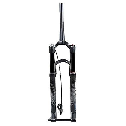 Mountain Bike Fork : SONGYU Bicycle fork, Mountain Bike Front Fork Bicycle MTB Fork Mountain Bike Barrel Shaft Fork Line Control Lock 27.5 Inch 29 Inch Off-Road Suspension Double Air Chamber Front Fork